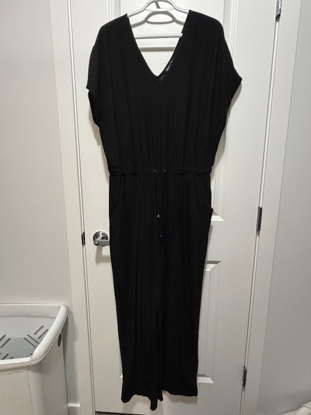 Black short sleeved jumper